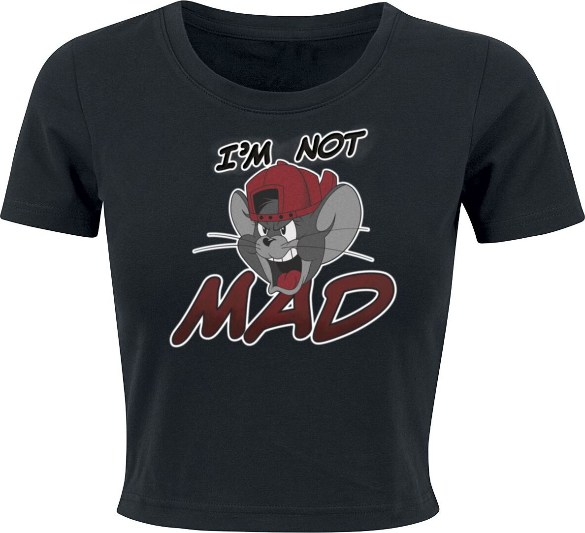 Tom And Jerry Jerry - I'm Not Mad Dámské tričko černá - Merchstore.cz