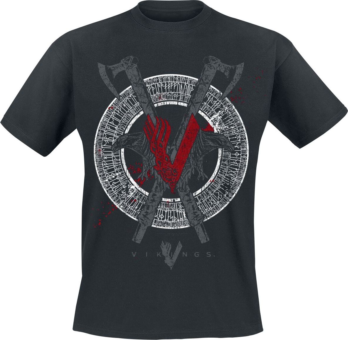 Vikings Odin Tričko černá - Merchstore.cz Vikings Odin Tričko černá - Merchstore.cz
