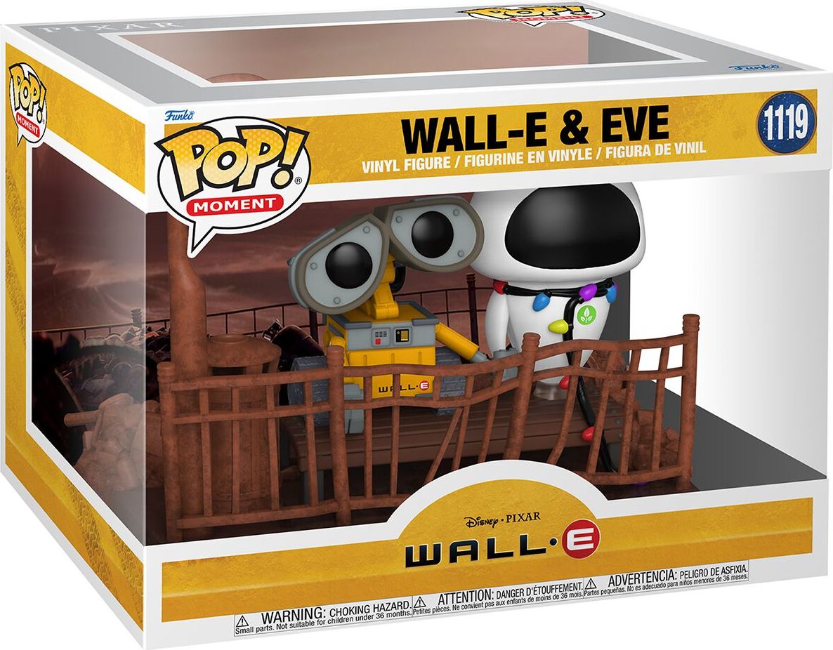 Wall-E Vinylová figurka č. 1119 Wall-E and Eve (POP! Moment) Sberatelská postava standard - Merchstore.cz