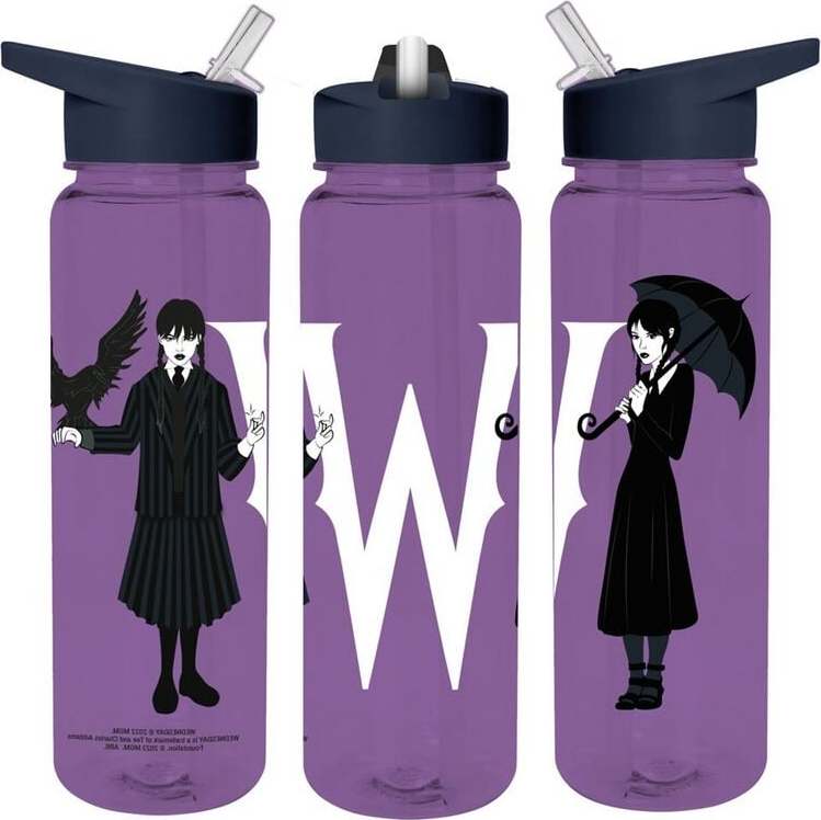 Wednesday Wednesday láhev nachová/cerná - Merchstore.cz Wednesday Wednesday láhev nachová/cerná - Merchstore.cz