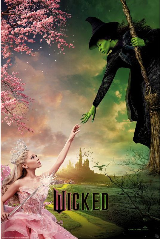 Wicked Elphaba & Glinda plakát vícebarevný - Merchstore.cz