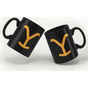 Yellowstone Y Hrnek černá