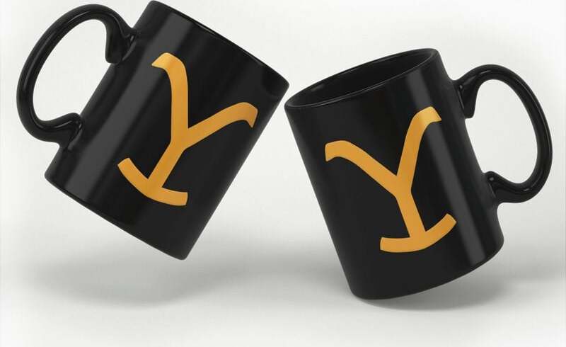 Yellowstone Y Hrnek černá - Merchstore.cz