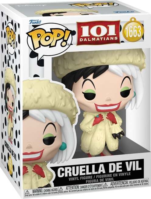 101 dalmatinů Vinylová figurka č.1663 Cruella De Vil (s možností chase) Sberatelská postava standard - Merchstore.cz