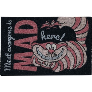 Alice in Wonderland We're All Mad Here Rohožka ružová/cerná