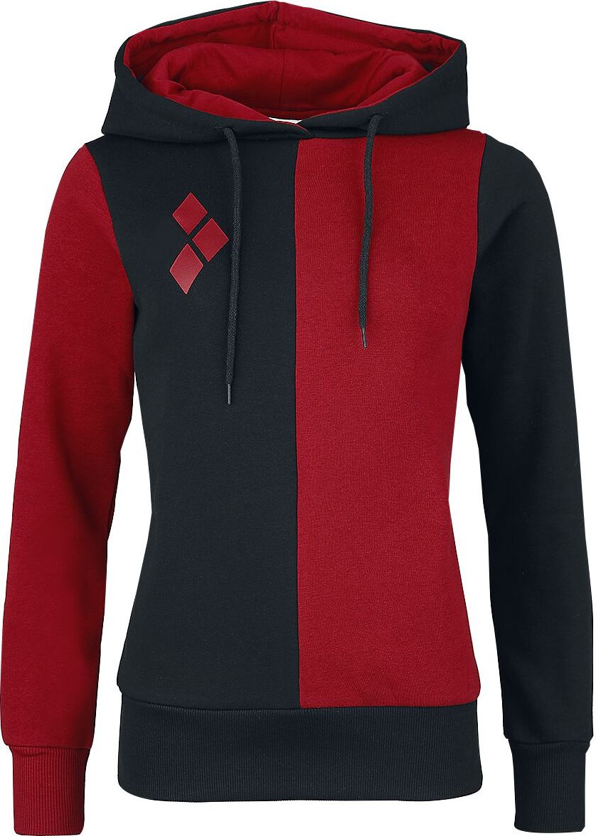 Batman Harley Quinn Dámská mikina s kapucí cervená/cerná - Merchstore.cz Batman Harley Quinn Dámská mikina s kapucí cervená/cerná - Merchstore.cz