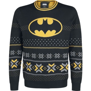 Batman Logo Pletený svetr černá - Merchstore.cz