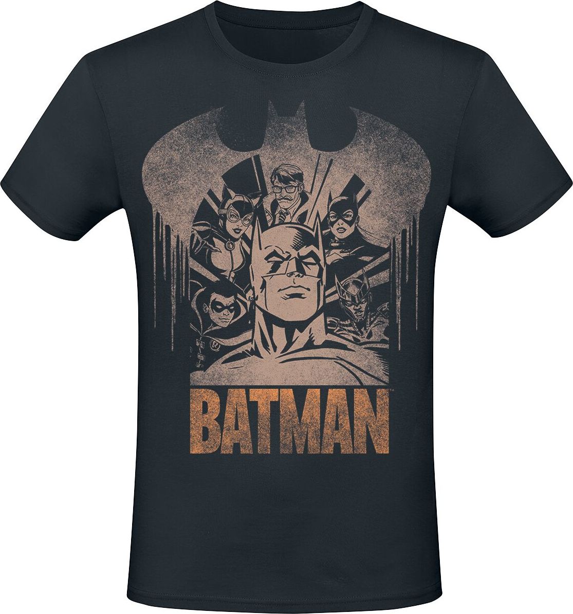 Batman Poster Art Tričko černá - Merchstore.cz