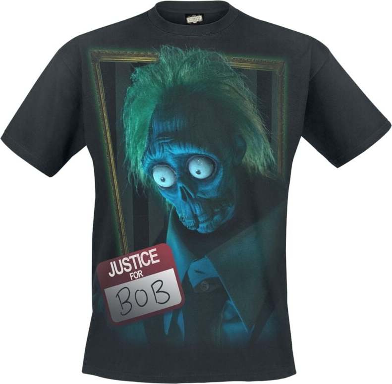 Beetlejuice Beetlejuice - Justice For Bob Tričko černá - Merchstore.cz