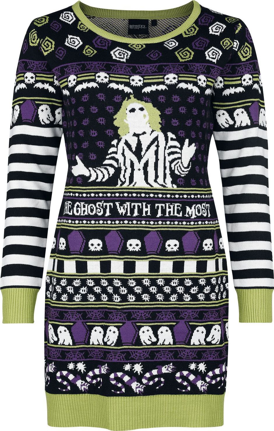 Beetlejuice The Ghost With The Most Šaty vícebarevný - Merchstore.cz
