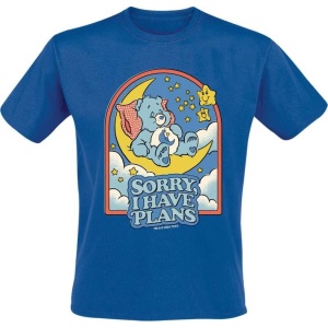 Care Bears Sorry I Have Plans Tričko modrá - Merchstore.cz