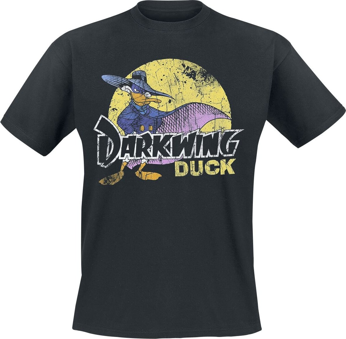 Darkwing Duck A Duck Night Rises Tričko černá - Merchstore.cz