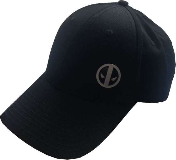 Deadpool Metal Badge Logo Baseballová kšiltovka černá - Merchstore.cz