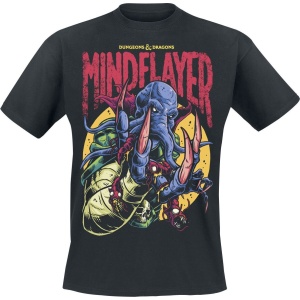 Dungeons and Dragons Mind Flayer Tričko černá