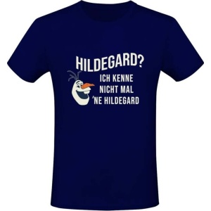 Frozen Hildegard Tričko tmavě modrá