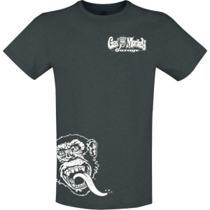 Gas Monkey Garage Side Kick Tričko charcoal