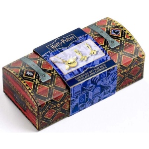 Harry Potter Dárkový box Quidditch Sada šperků zlatá