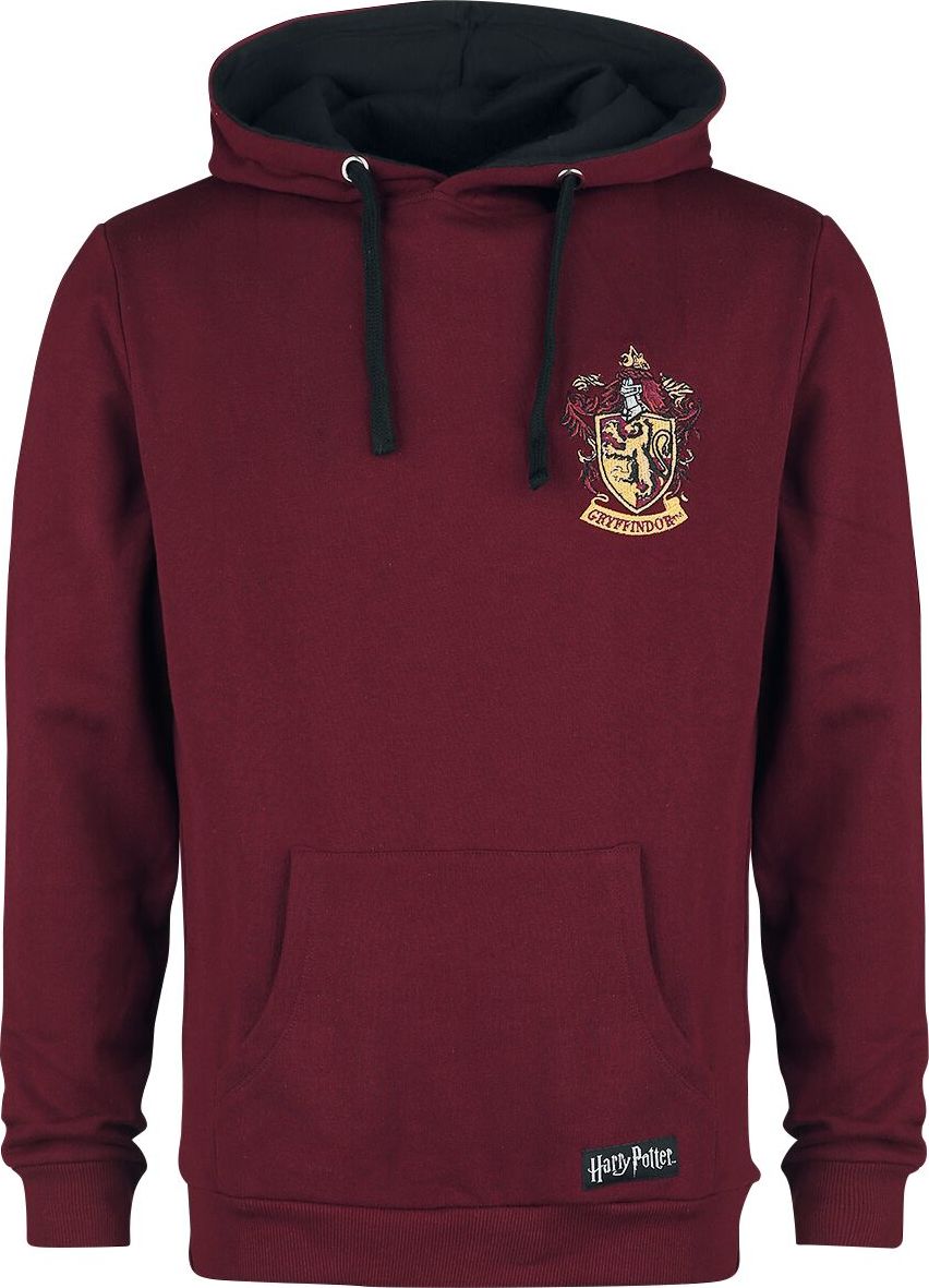 Harry Potter Gryffindor Mikina s kapucí burgundská červeň - Merchstore.cz Harry Potter Gryffindor Mikina s kapucí burgundská červeň - Merchstore.cz