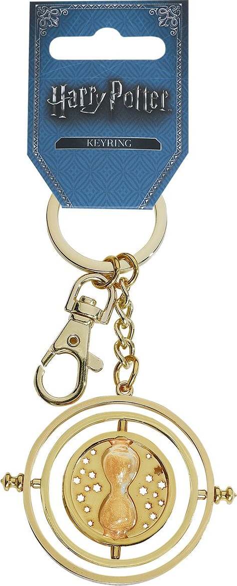 Harry Potter Hermione's Time Turner Klíčenka zlatá - Merchstore.cz