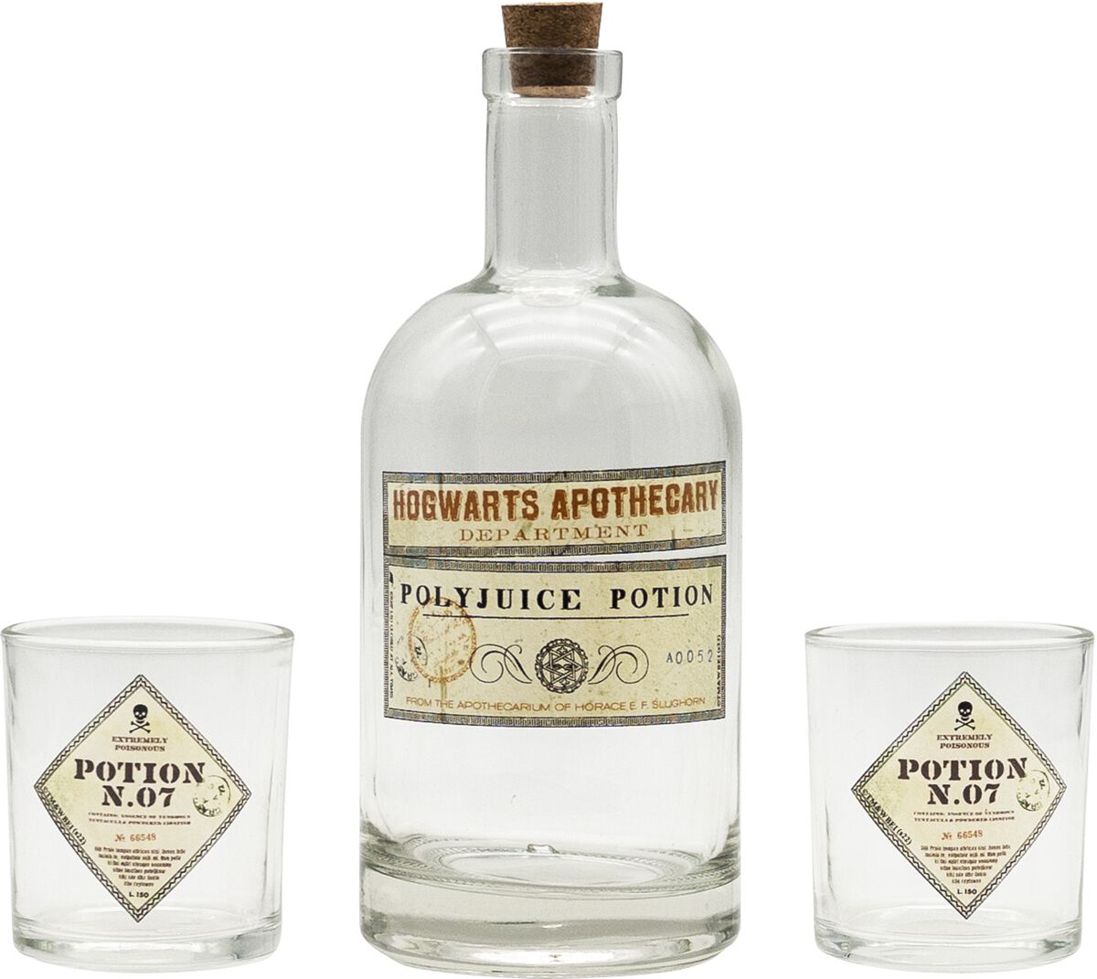 Harry Potter Láhev se skleničkami Potion sada sklenicek vícebarevný - Merchstore.cz Harry Potter Láhev se skleničkami Potion sada sklenicek vícebarevný - Merchstore.cz