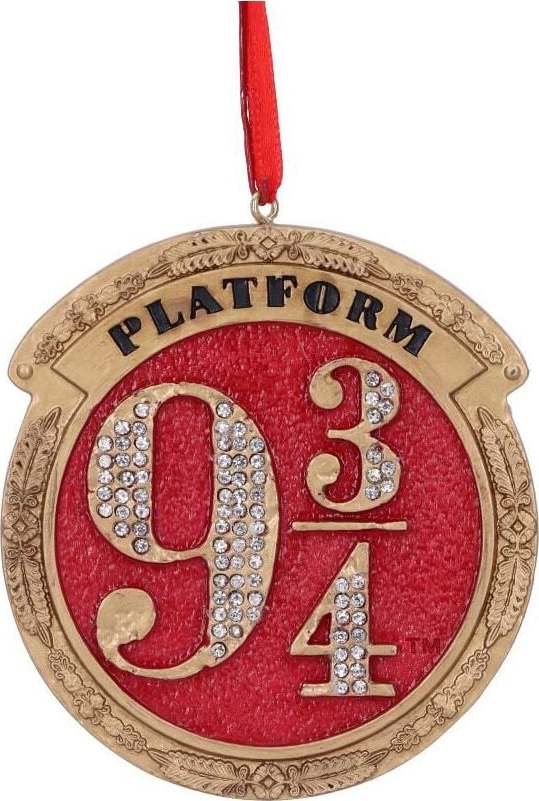 Harry Potter Platform 9 3/4 Vánocní ozdoba - koule standard - Merchstore.cz
