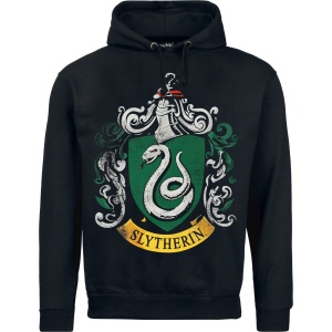 Harry Potter Slytherin Mikina s kapucí černá