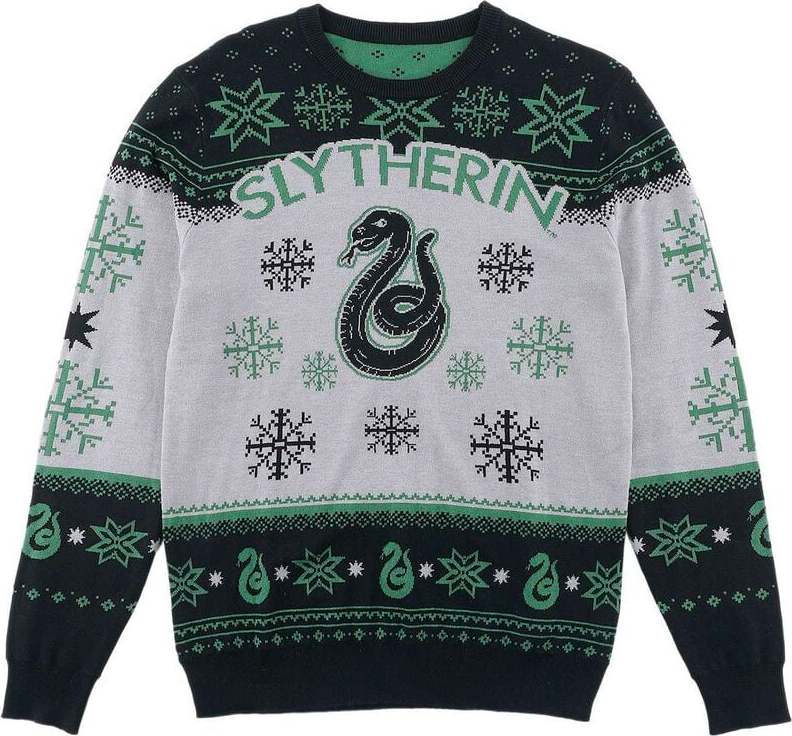Harry Potter Slytherin Pletený svetr vícebarevný - Merchstore.cz