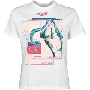 Hatsune Miku Pop Up Dámské tričko bílá