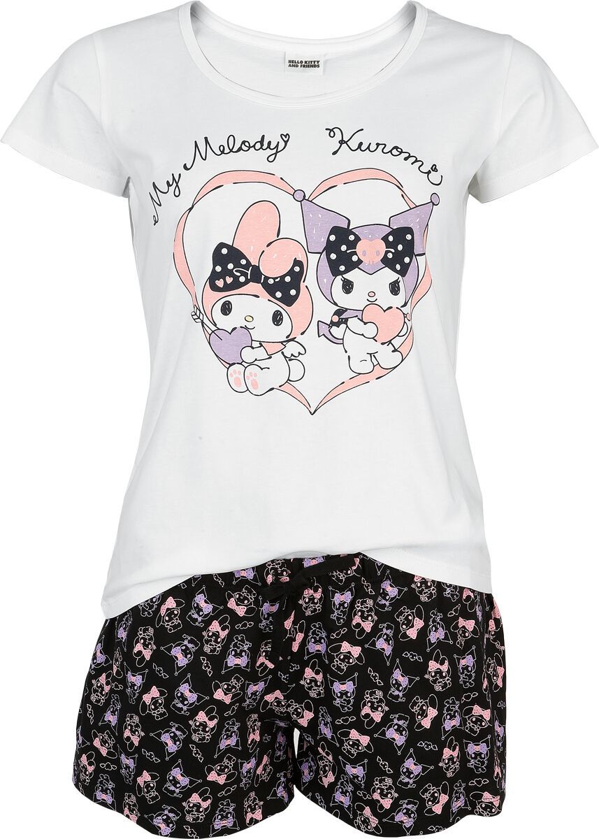 Hello Kitty Hello Kitty and Friends - Kuromi pyžama vícebarevný - Merchstore.cz Hello Kitty Hello Kitty and Friends - Kuromi pyžama vícebarevný - Merchstore.cz