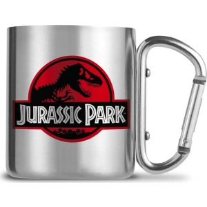Jurassic Park Hrnek s karabínkou Hrnek stríbrná - Merchstore.cz