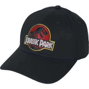 Jurassic Park Logo Baseballová kšiltovka černá