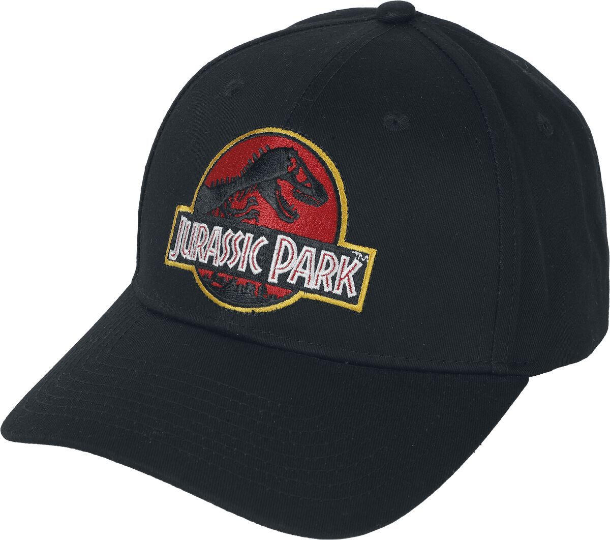 Jurassic Park Logo Baseballová kšiltovka černá - Merchstore.cz