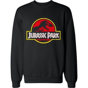 Jurassic Park Logo Mikina černá
