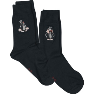 krtek Krteček - sada 2 ks Ponožky černá