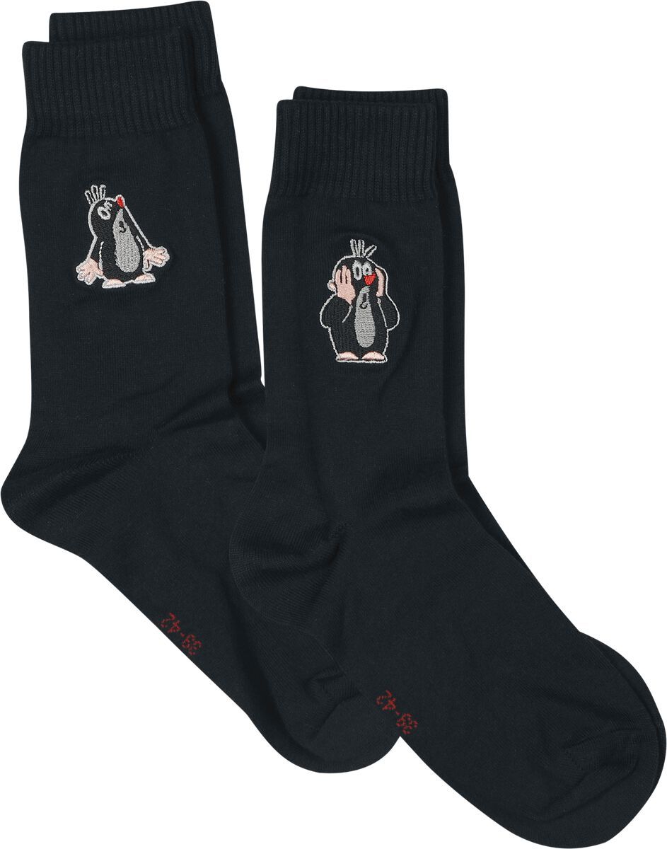 krtek Krteček - sada 2 ks Ponožky černá - Merchstore.cz krtek Krteček - sada 2 ks Ponožky černá - Merchstore.cz