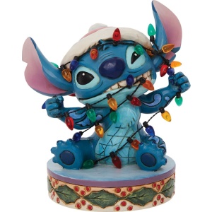 Lilo & Stitch Stitch s vánočními světýlky Sberatelská postava standard - Merchstore.cz