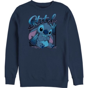 Lilo & Stitch Stitch Square Dámská mikina námořnická modrá