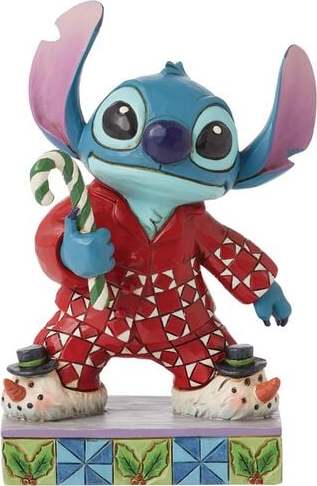 Lilo & Stitch Stitch ve vánočním pyžamu Sberatelská postava vícebarevný - Merchstore.cz