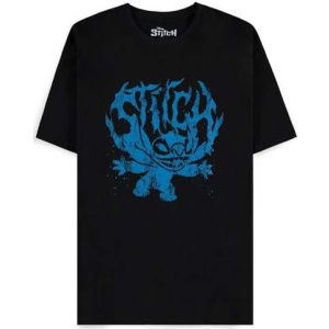 Lilo & Stitch Vintage Stitch Tričko černá