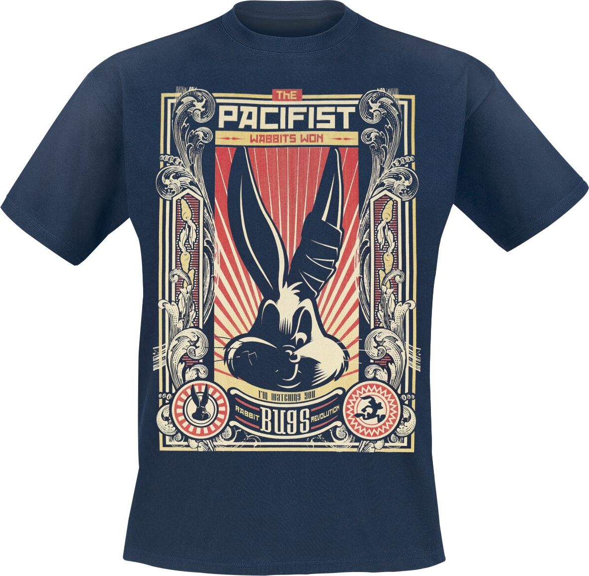 Looney Tunes Bugs Bunny Tričko námořnická modrá - Merchstore.cz