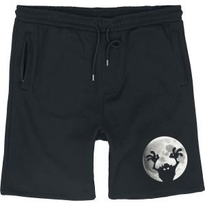 Looney Tunes Taz - Moonlight Teplákové šortky černá - Merchstore.cz