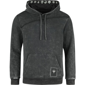 Magic: The Gathering Mana Mikina s kapucí šedá