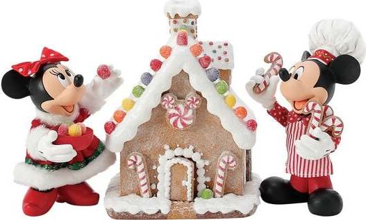 Mickey & Minnie Mouse Micky & Minnie Lebkuchenhaus Socha vícebarevný - Merchstore.cz
