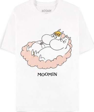 Moomin Cloud Dámské tričko bílá - Merchstore.cz Moomin Cloud Dámské tričko bílá - Merchstore.cz
