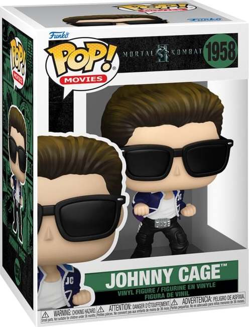 Mortal Kombat Johnny Cage Vinyl Figur 1958 Sberatelská postava standard - Merchstore.cz