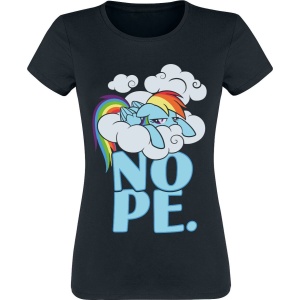 My Little Pony Rainbow Dash - NOPE Dámské tričko černá