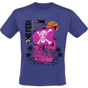 One Piece He´s A Pirate Tričko modrá