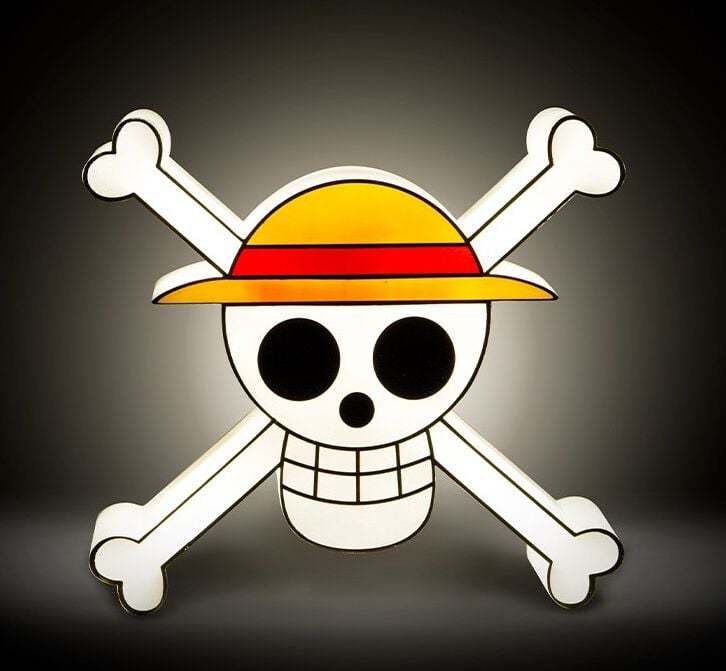 One Piece Lampa Skull Lampa černá - Merchstore.cz