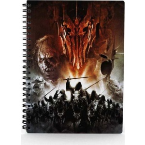 Pán prstenů 3D notes Mordor Evil Army Poznámkový blok vícebarevný - Merchstore.cz
