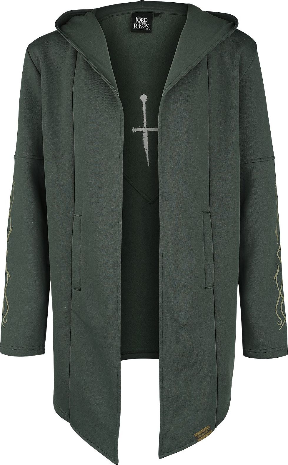 Pán prstenů Dunedain Mikina olivová - Merchstore.cz